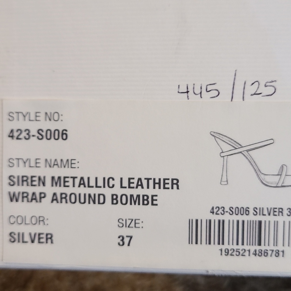 Simkhai Siren metallic leather sandals New 37 - Picture 5 of 7